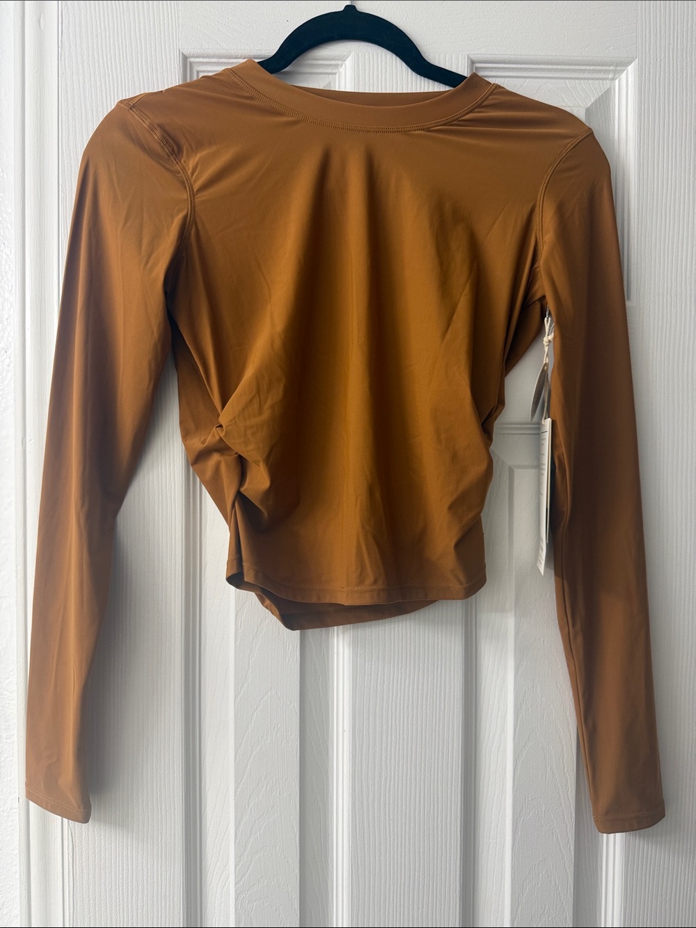 Vuori Long Sleeve Swim Tee in Dune Crew